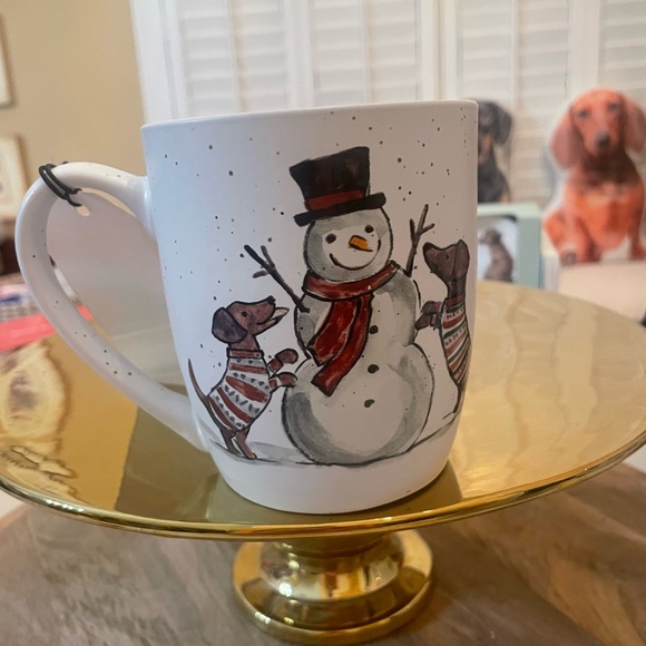Dachshund Valentine Mug Winter theme  NWT Perfect Valentine gift etc - Picture 14 of 15